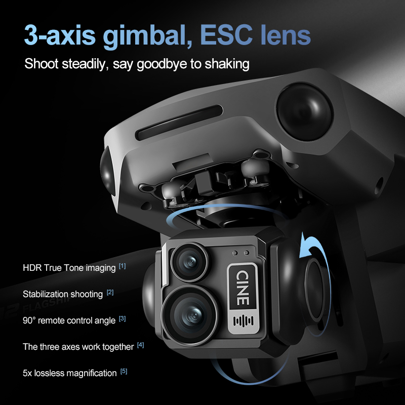 8K 3 Axis Gimbal Brushless 7.2 - Drone Gps Mount recensie en prijs