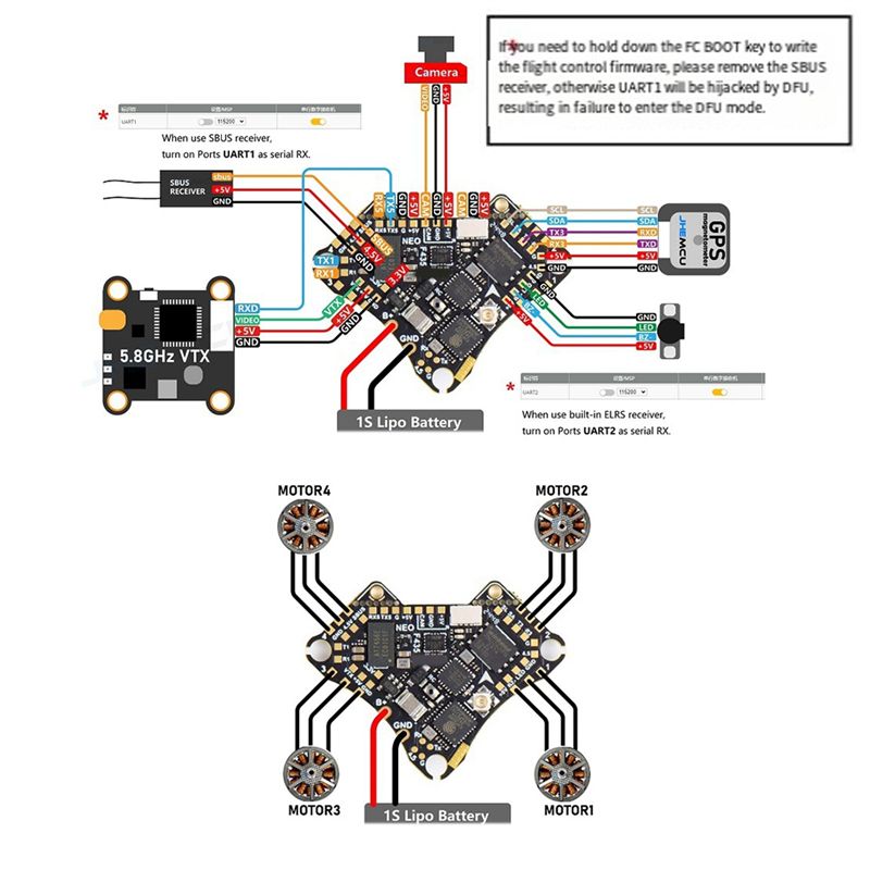 FBIL-F435 NEO 1S AIO Flight Co - Drone Flight Controller recensie en prijs