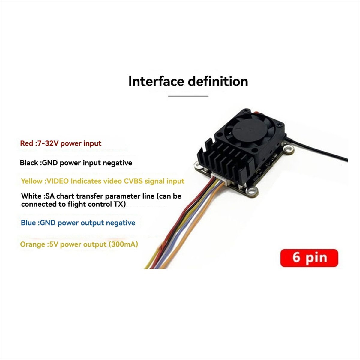 5.8G 2W VTX 2000mW FPV Video T - Drone Transmitter recensie en prijs