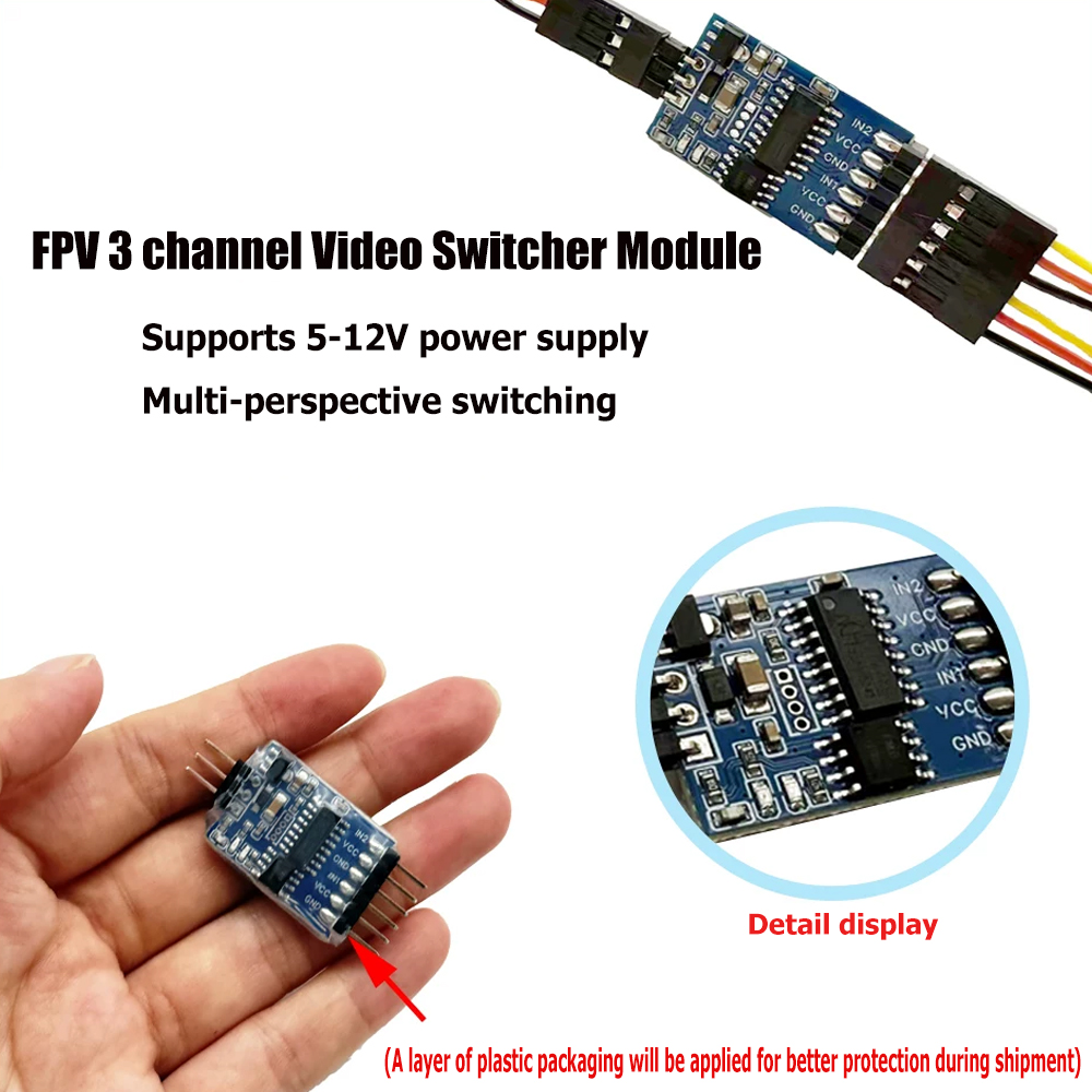 5.8G 3 Channel Video Switcher  - Drone Motor recensie en prijs