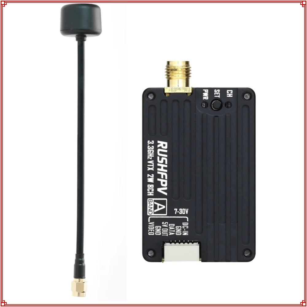 2026 New RUSHFPV 3.3G 2W VTX T - Drone Receiver recensie en prijs