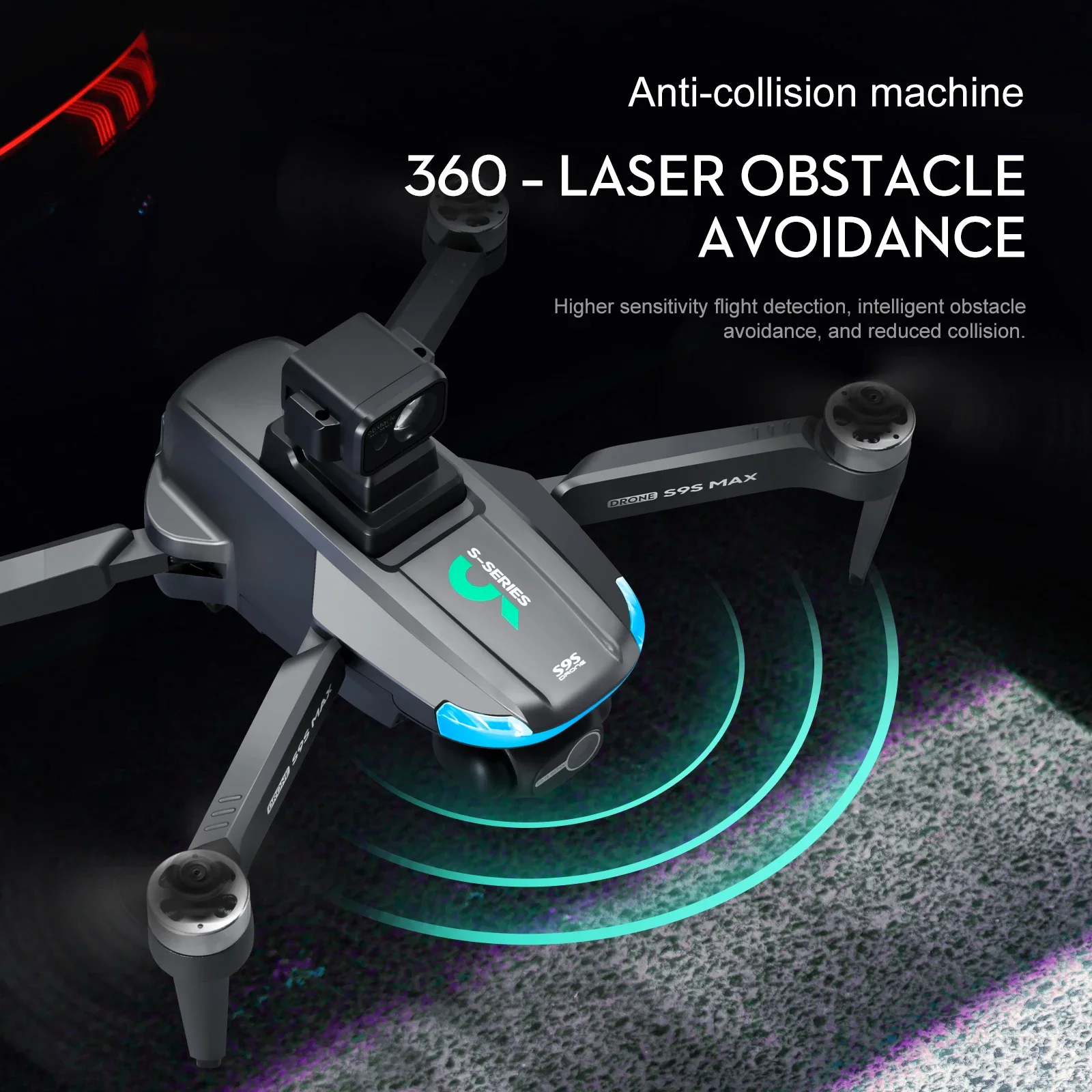 NEW S9S MAX MINI Drone 4K 2-Ax - Drone Gimbal recensie en prijs