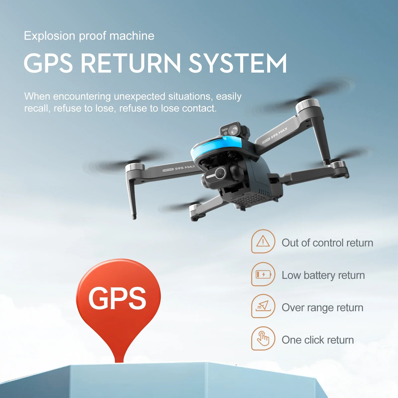 NEW S9S MAX MINI Drone 4K 2-Ax - Drone Gimbal recensie en prijs