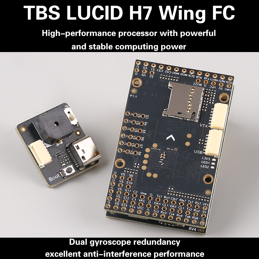 TBS LUCID H7 WING FC Dual Gyro - Drone Frame recensie en prijs