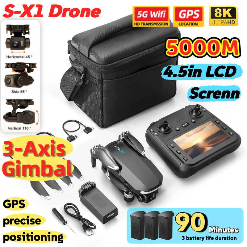 S-X1 MAX GPS Drone with 3-Axis - Drone Gps Mount recensie en prijs