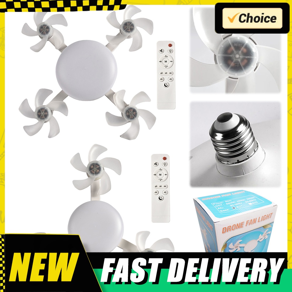 E26/E27 Screw in Ceiling Fan L - Drone Led Light recensie en prijs
