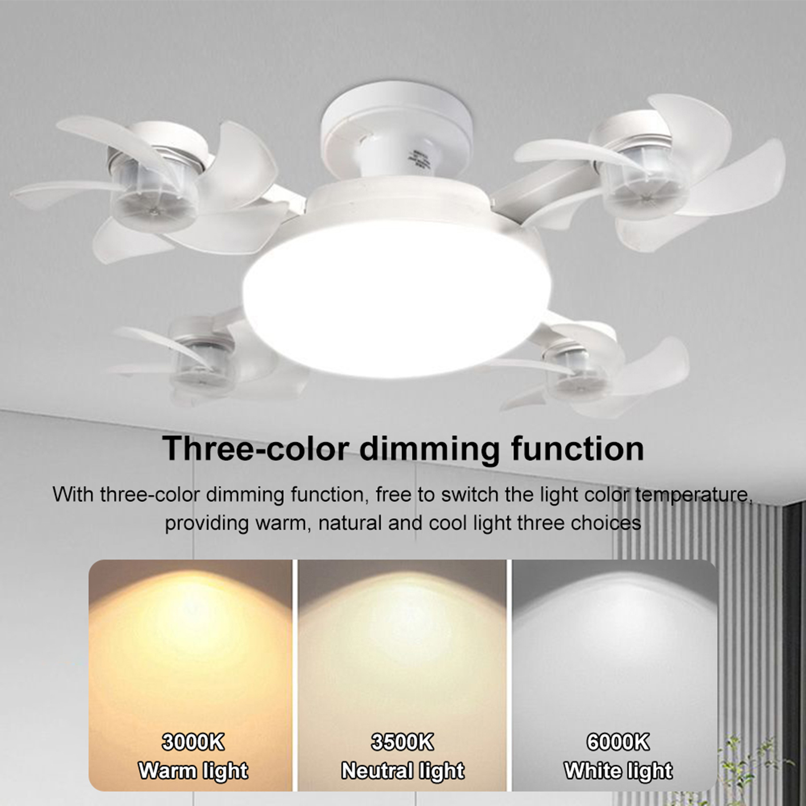 E26/E27 Screw in Ceiling Fan L - Drone Led Light recensie en prijs