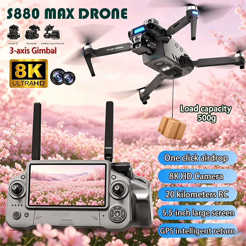 2026 New 8K Dual Camera Drone  - Drone Gimbal recensie en prijs