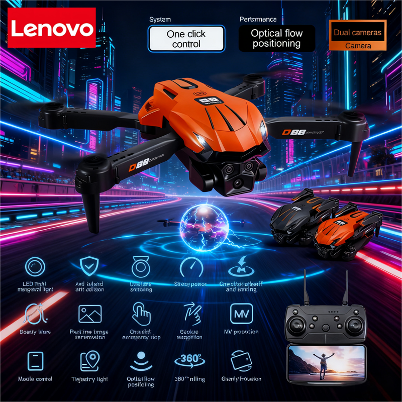 Lenovo D88 Drone 8K Aerial HD  - Drone Gps Mount recensie en prijs