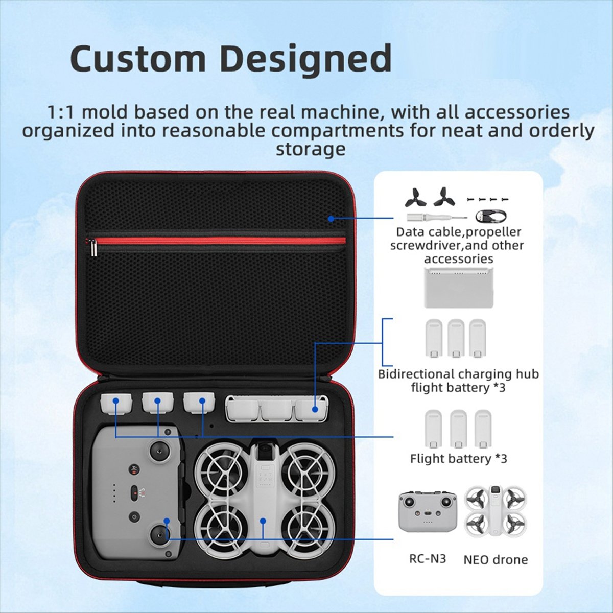 A43M Carrying Storage Bag for  - Drone Battery Strap recensie en prijs