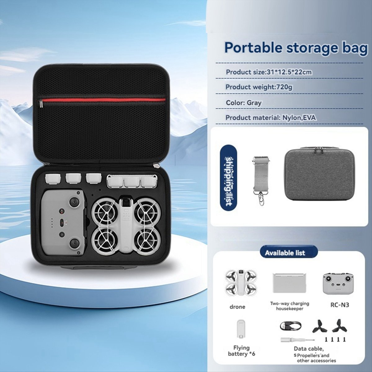 A43M Carrying Storage Bag for  - Drone Battery Strap recensie en prijs