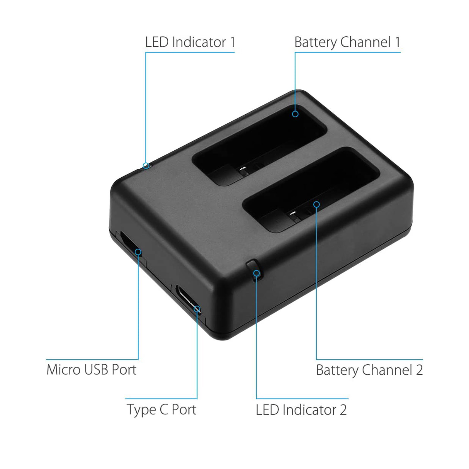 Suitable for GOPRO Hero 5 Char - Drone Charger recensie en prijs