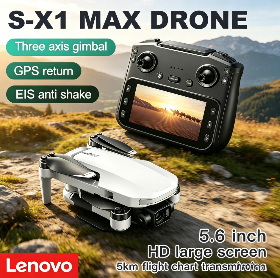 Lenovo S-X1 GPS Drone 8K HD pr - Drone Gps Mount recensie en prijs