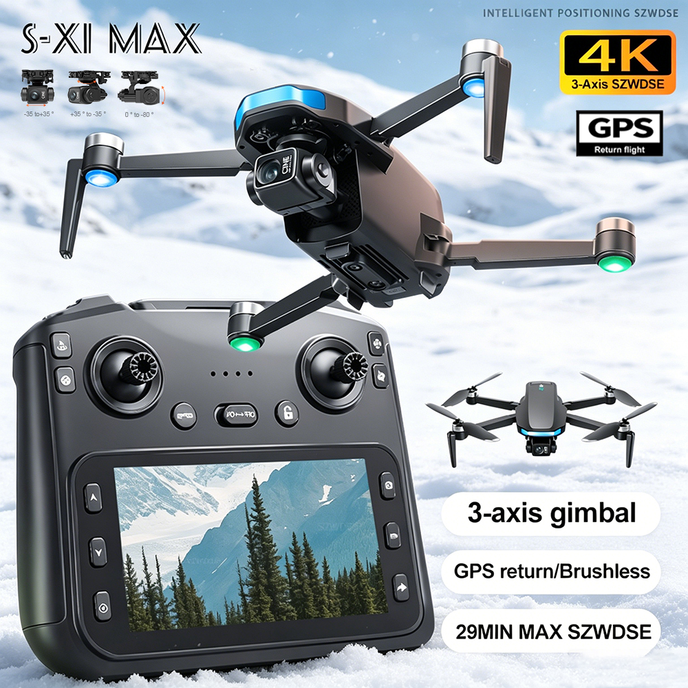 New S-X1 MAX Drone GPS 8K Prof - Drone Gimbal recensie en prijs