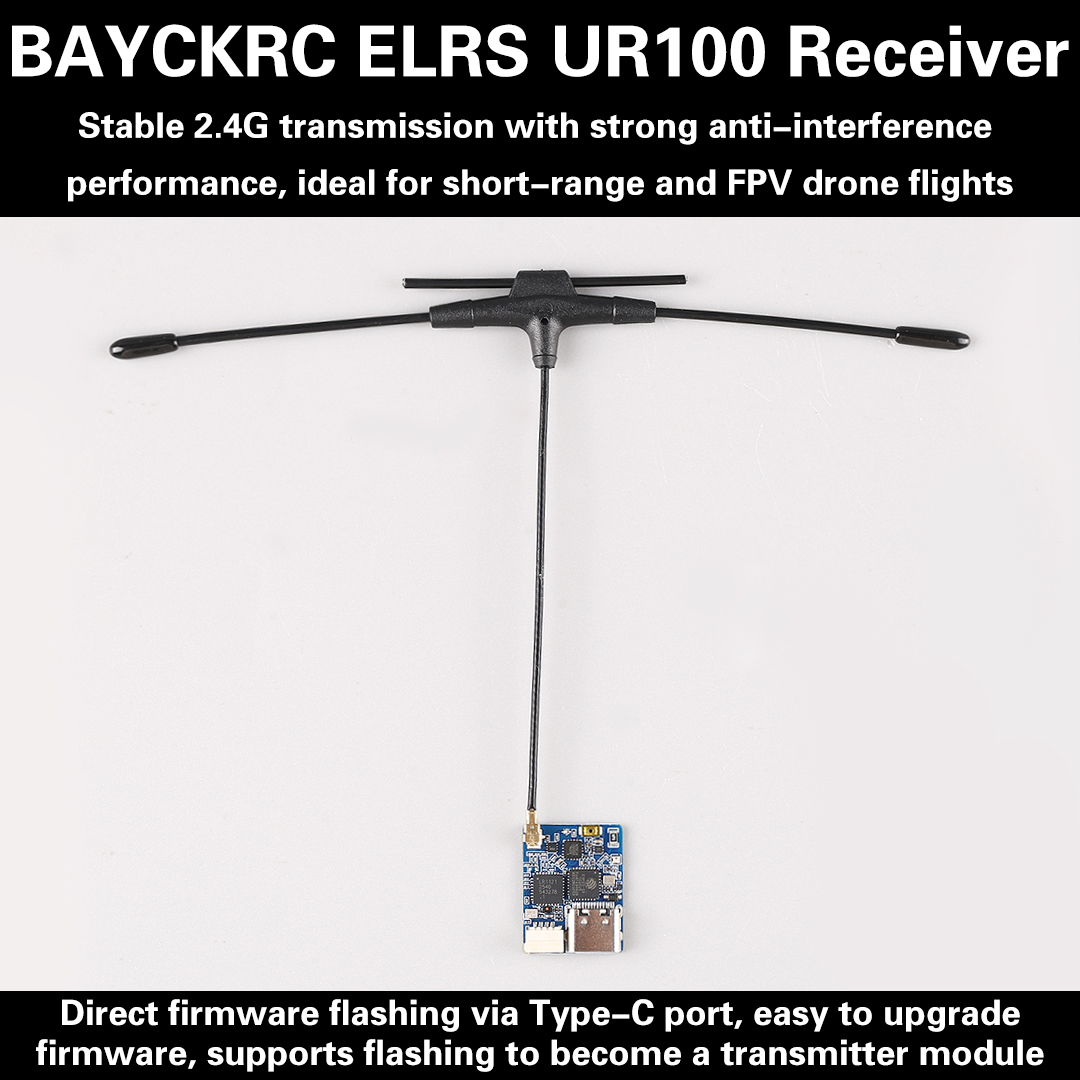 BAYCKRC UR100 ExpressLRS Dual  - Drone Frame recensie en prijs