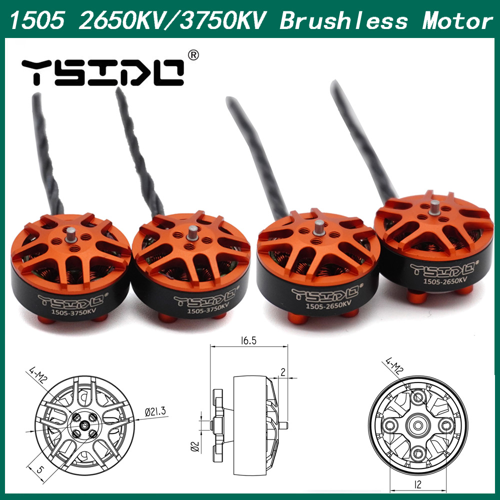 4PCS YSIDO 1505 2650KV 3750KV  - Drone Compass recensie en prijs