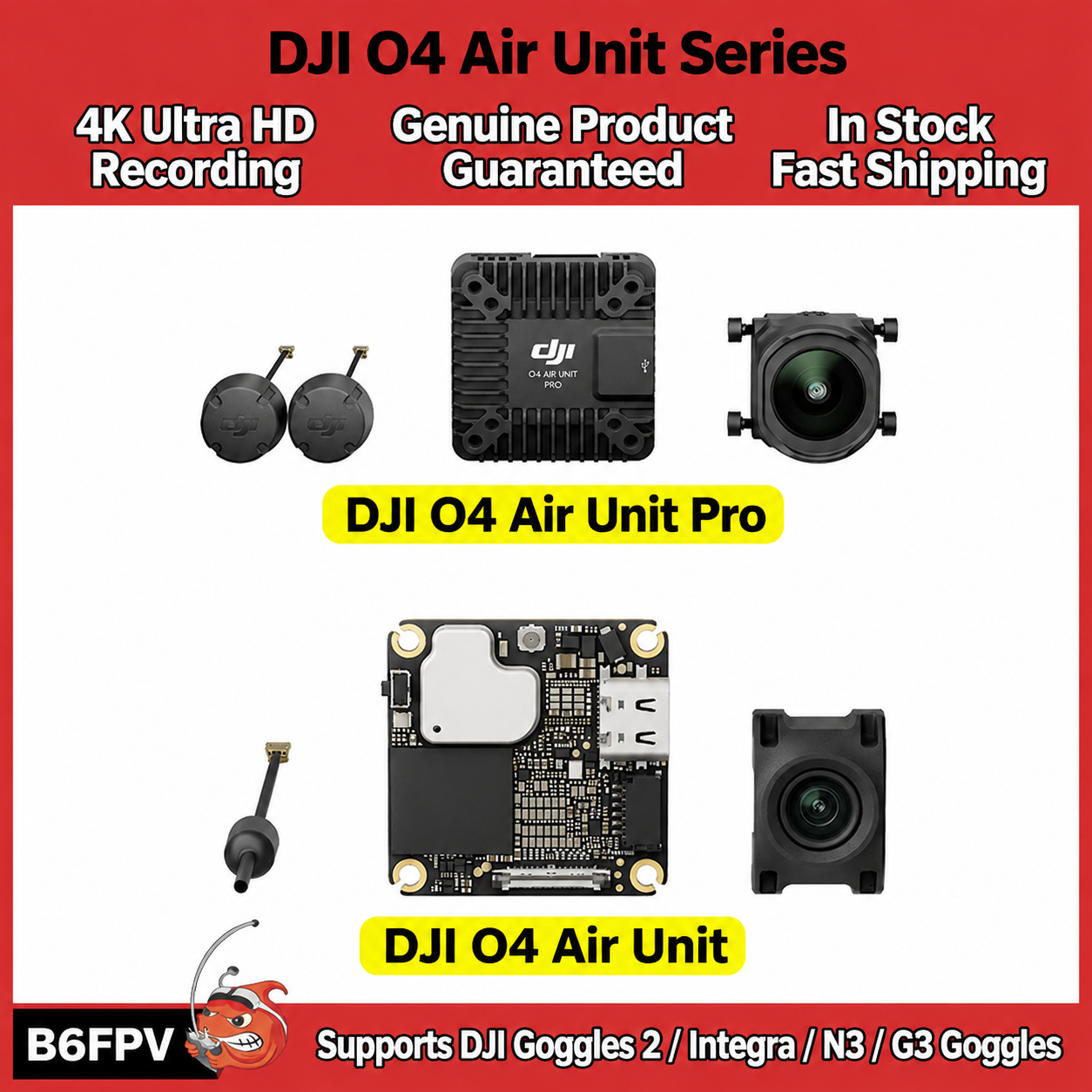 DJI O4 Air Unit Series Flagshi - Drone Camera recensie en prijs